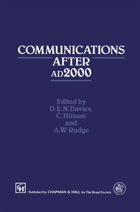 Enlarge image Cover: Communications After ad2000 - Springer