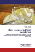 Cover: Daily intake of artificial sweeteners - LAP Lambert Academic Publishing