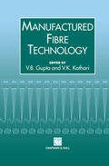 Cover: Manufactured Fibre Technology - Chapman and Hall