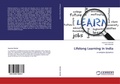 Cover: Lifelong Learning in India - LAP Lambert Academic Publishing