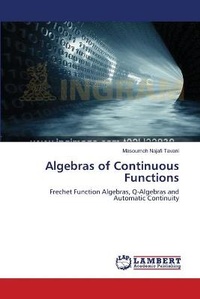Abbildung von: Algebras of Continuous Functions - LAP Lambert Academic Publishing
