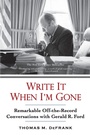 Cover: Write It When I'm Gone - Berkley Publishing Corporation,U.S.