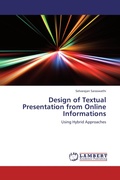 Cover: Design of Textual Presentation from Online Informations - LAP Lambert Academic Publishing