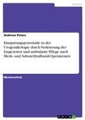 Cover: M&ouml;gliche Einsparungspotentiale im Bereich der Urogyn&auml;kologie durch Verlagerung der Senkungs- und Inkontinenzoperationen (Mesh- und Suburethralband) aus dem intramuralen in den tageschirurgischen Bereich - GRIN Verlag