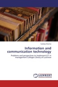 Cover: Information and communication technology - LAP Lambert Academic Publishing