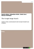 Cover: The Google Image Search - GRIN Verlag