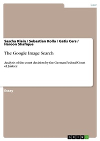 Enlarge image Cover: The Google Image Search - GRIN Verlag