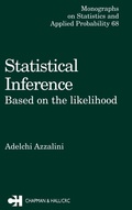 Cover: Statistical Inference Based on the likelihood - Chapman & Hall/CRC
