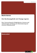 Cover: Die Rechnungshoefe als Change Agents - Grin Verlag