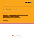 Cover: Besondere Erhebungsformen der Einkommensteuer (Lohnsteuer, Kapitalertragsteuer, Einkommensteuervorauszahlungen) - GRIN Verlag