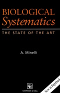 Cover: Biological Systematics - Springer