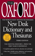 Cover: The Oxford New Desk Dictionary and Thesaurus - Penguin Publishing Group