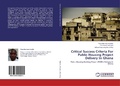 Cover: Critical Success Criteria For Public Housing Project Delivery In Ghana - LAP Lambert Academic Publishing