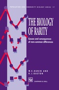Cover: The Biology of Rarity - Springer