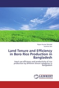 Cover: Land Tenure and Efficiency in Boro Rice Production in Bangladesh - LAP Lambert Academic Publishing