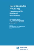 Cover: Open Distributed Processing - Chapman and Hall