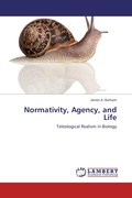 Cover: Normativity, Agency, and Life - LAP Lambert Academic Publishing