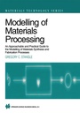 Cover: Modelling of Materials Processing - Springer