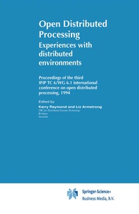 Enlarge image Cover: Open Distributed Processing - Springer