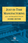 Cover: Just-in-Time Manufacturing - Chapman and Hall