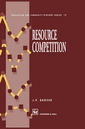 Cover: Resource Competition - Springer
