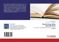 Abbildung von: Generating Alloy Specification - LAP Lambert Academic Publishing
