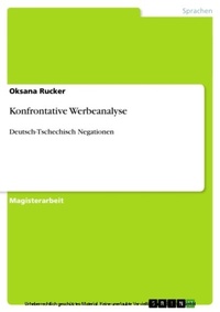 Abbildung von: Konfrontative Werbeanalyse - GRIN Verlag