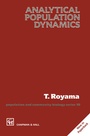 Cover: Analytical Population Dynamics - Chapman and Hall