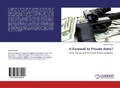 Cover: A Farewell to Private Arms? - LAP Lambert Academic Publishing
