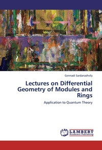 Abbildung von: Lectures on Differential Geometry of Modules and Rings - LAP Lambert Academic Publishing