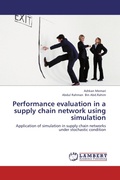 Cover: Performance evaluation in a supply chain network using simulation - LAP Lambert Academic Publishing