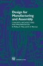 Cover: Design for Manufacturing and Assembly - Springer