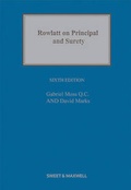 Cover: Rowlatt on Principal and Surety - Sweet & Maxwell