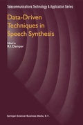 Cover: Data-Driven Techniques in Speech Synthesis - Springer