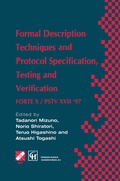 Cover: Formal Description Techniques and Protocol Specification, Testing and Verification - Chapman and Hall