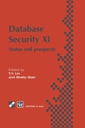Cover: Database Security XI - Chapman and Hall