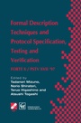 Cover: Formal Description Techniques and Protocol Specification, Testing and Verification - Springer