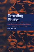Cover: Extruding Plastics - Chapman and Hall