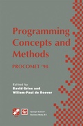 Cover: Programming Concepts and Methods PROCOMET '98 - Springer