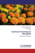 Cover: Contract Farming In Marigold - LAP Lambert Academic Publishing