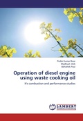 Cover: Operation of diesel engine using  waste cooking oil - LAP Lambert Academic Publishing