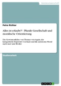 Cover: Alles ist erlaubt?! - Plurale Gesellschaft und moralische Orientierung - GRIN Verlag