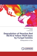 Cover: Degradation of Reactive Red HE7B & Yellow FN2R Dyes by Fungal Isolates - LAP Lambert Academic Publishing