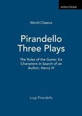 Cover: Pirandello Three Plays - Methuen Drama