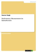 Cover: Performance Measurement im Kulturbereich - GRIN Verlag