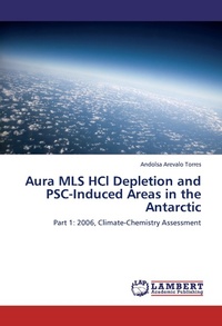 Abbildung von: Aura MLS Hcl Depletion and Psc-Induced Areas in the Antarctic - LAP Lambert Academic Publishing