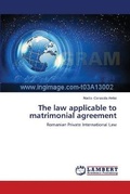 Bild: The law applicable to matrimonial agreement - LAP Lambert Academic Publishing