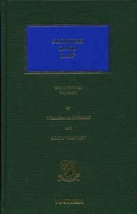Bild: Scottish Land Law Volume 1 - W.Green