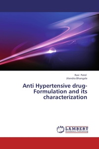 Enlarge image Cover: Anti Hypertensive drug- Formulation and its characterization - LAP Lambert Academic Publishing
