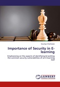 Cover: Importance of Security in E-learning - LAP Lambert Academic Publishing